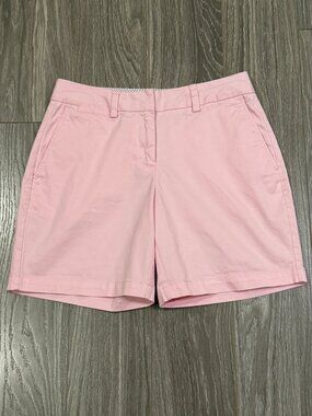 Lands End Women's Mid Rise Chino Shorts - Size 4